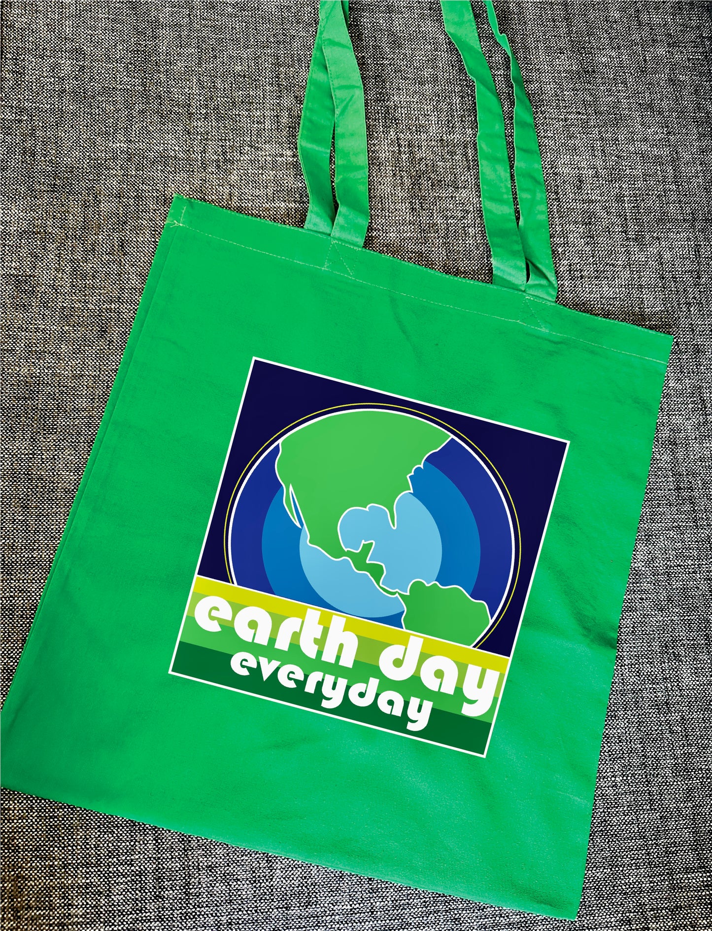 EARTH DAY EVERYDAY Unisex Cotton Reusable Tote Bag