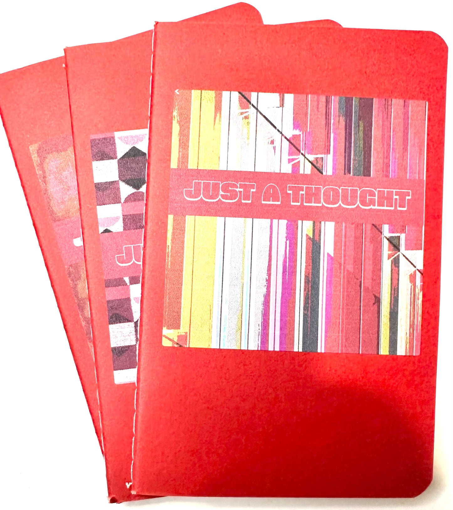 Black Hollywood & Red Vibrant Mini Pocket NOTEBOOKS set of 3