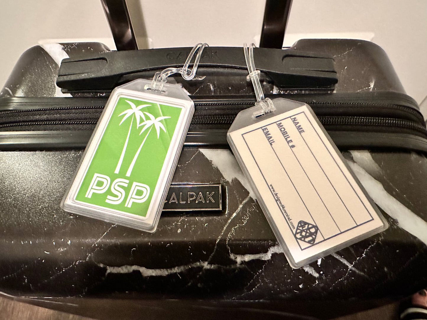 CALIFORNIA CITIES  Luggage & Travel Bag Tags PALM SPRINGS/PSP