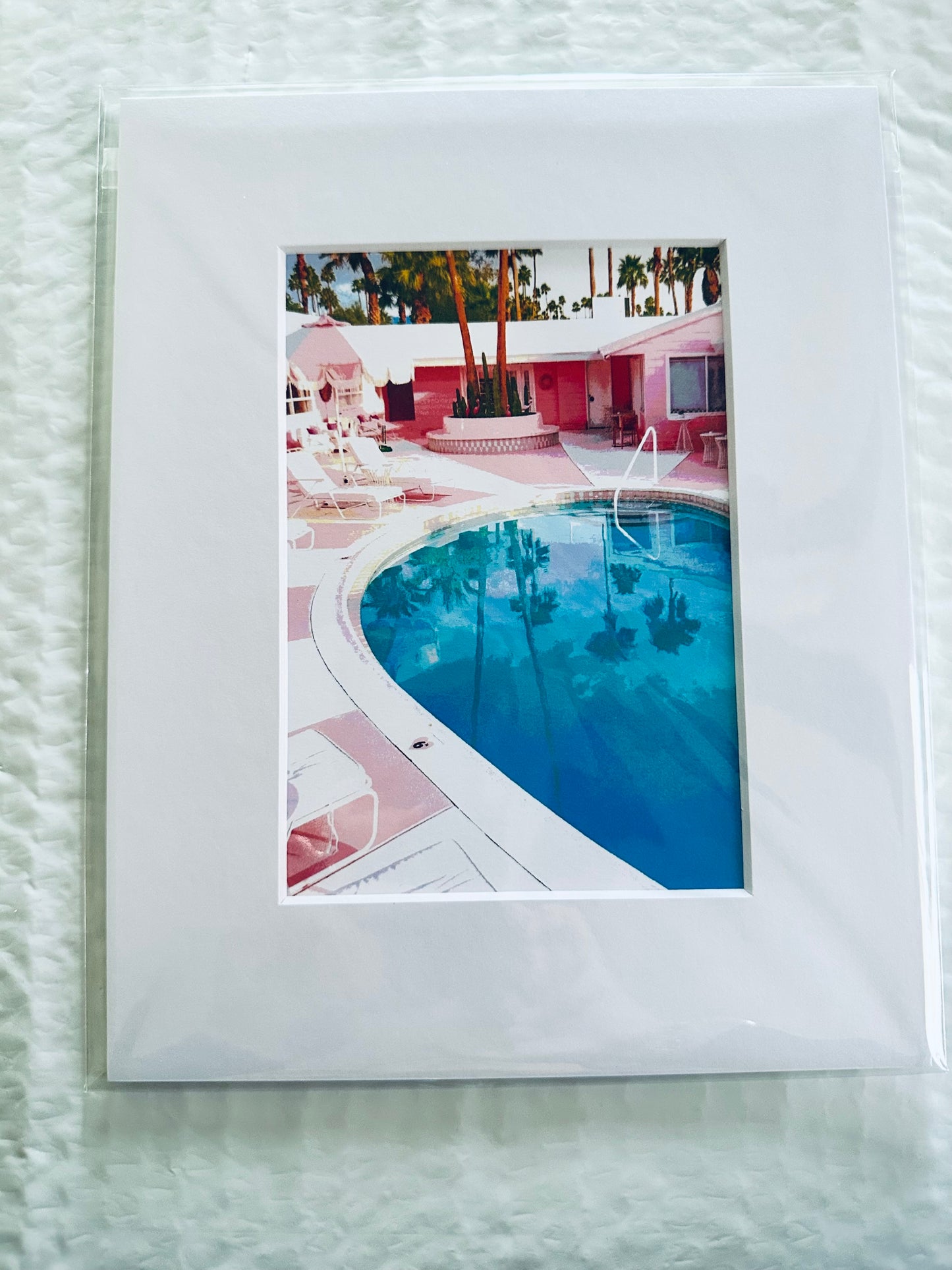 Palm Spring TRIXIE POOL Printed Artwork Home Decor Framed or Matted