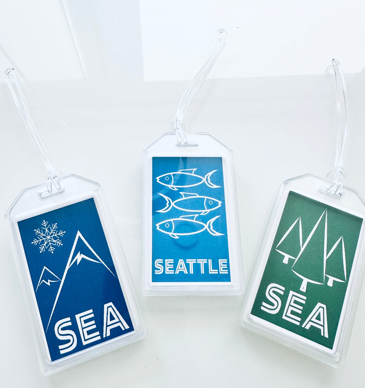 SEATTLE/SEA City Luggage & Travel Bag Tags