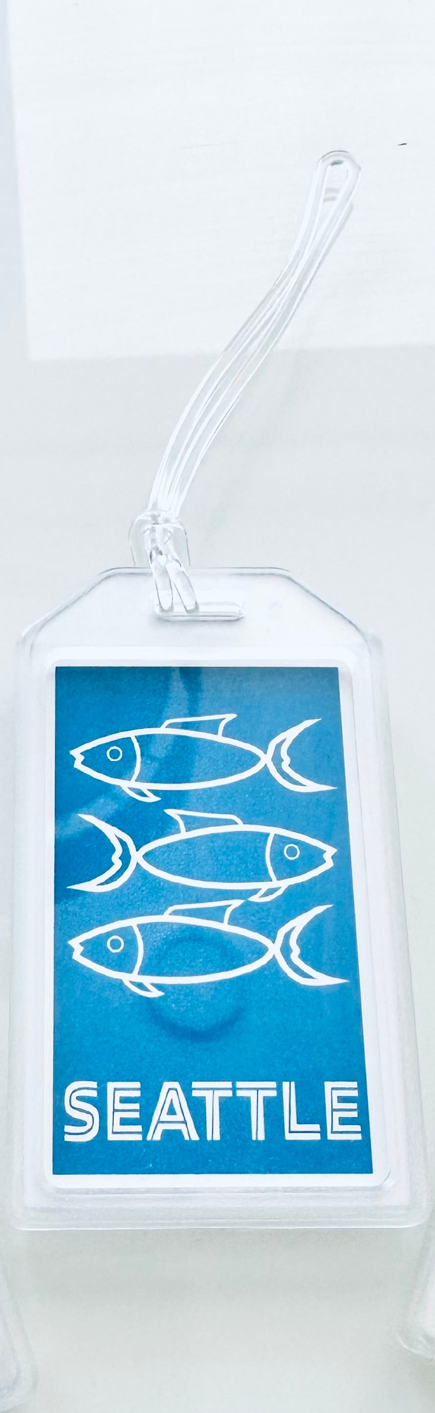 SEATTLE/SEA Airport code Heavy duty acrylic City Luggage & Travel Bag Tags