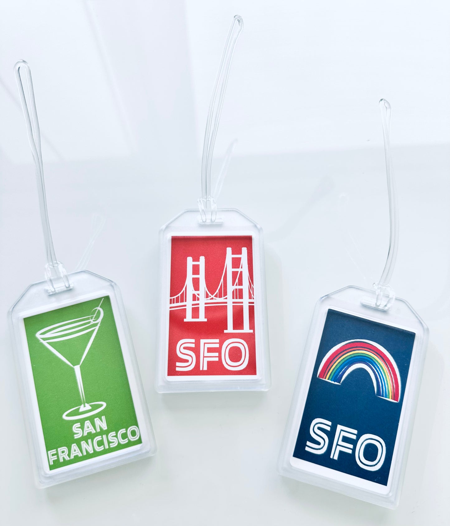 CALIFORNIA CITIES  Luggage & Travel Bag Tags SAN FRANCISCO/SFO