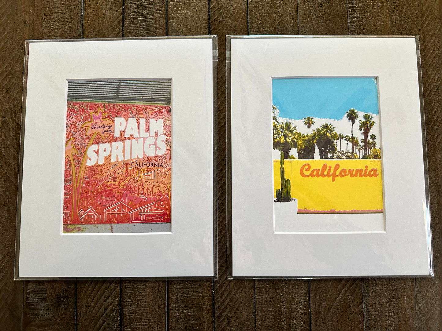 Palm Spring PSP MURAL Printed Artwork Home Decor Framed or Matted