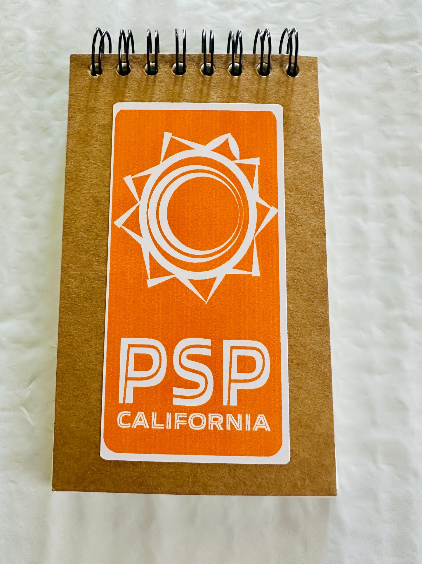 Palm Springs PSP Mini 3x5 Spiral Kraft Blank inside pages Memo Home Office School or Travel notebook