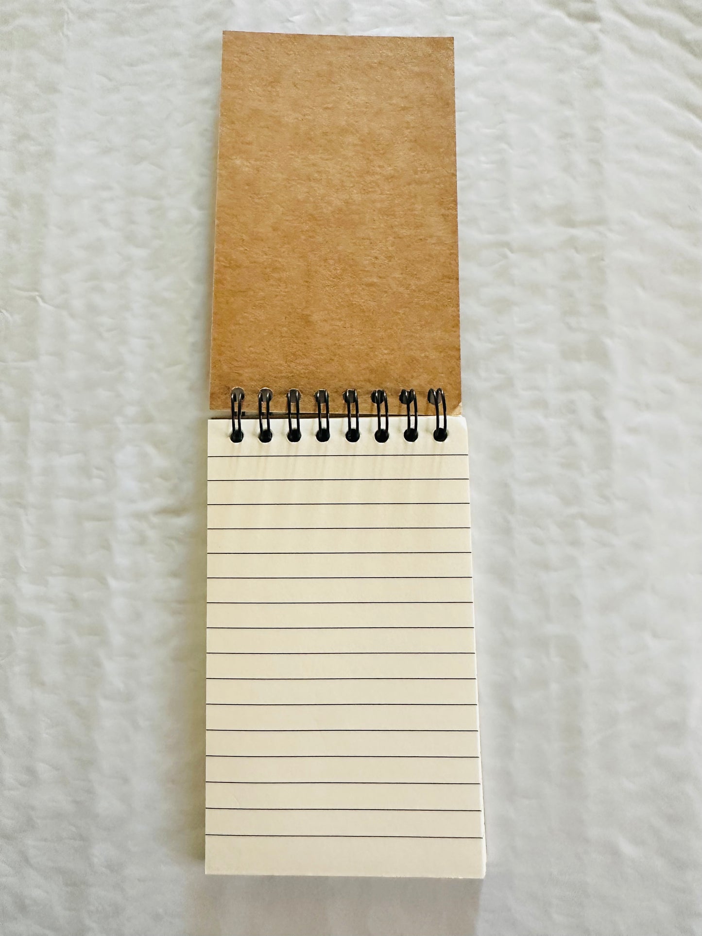 San Diego SAN Mini 3x5 Spiral Kraft Blank inside pages Memo Home Office School or Travel notebook