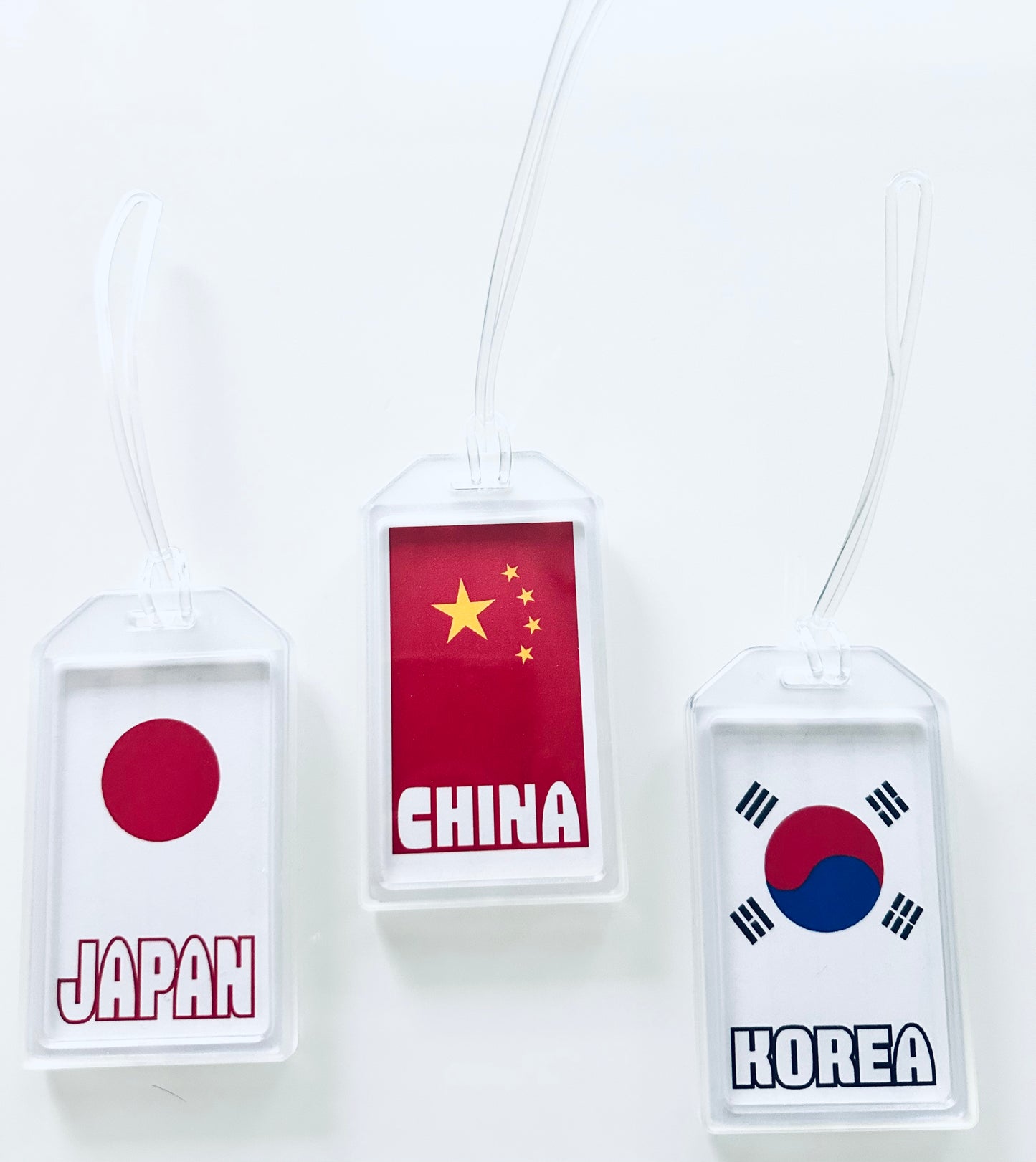 ASIA/OCEANIC Countries Luggage & Travel Bag Tags