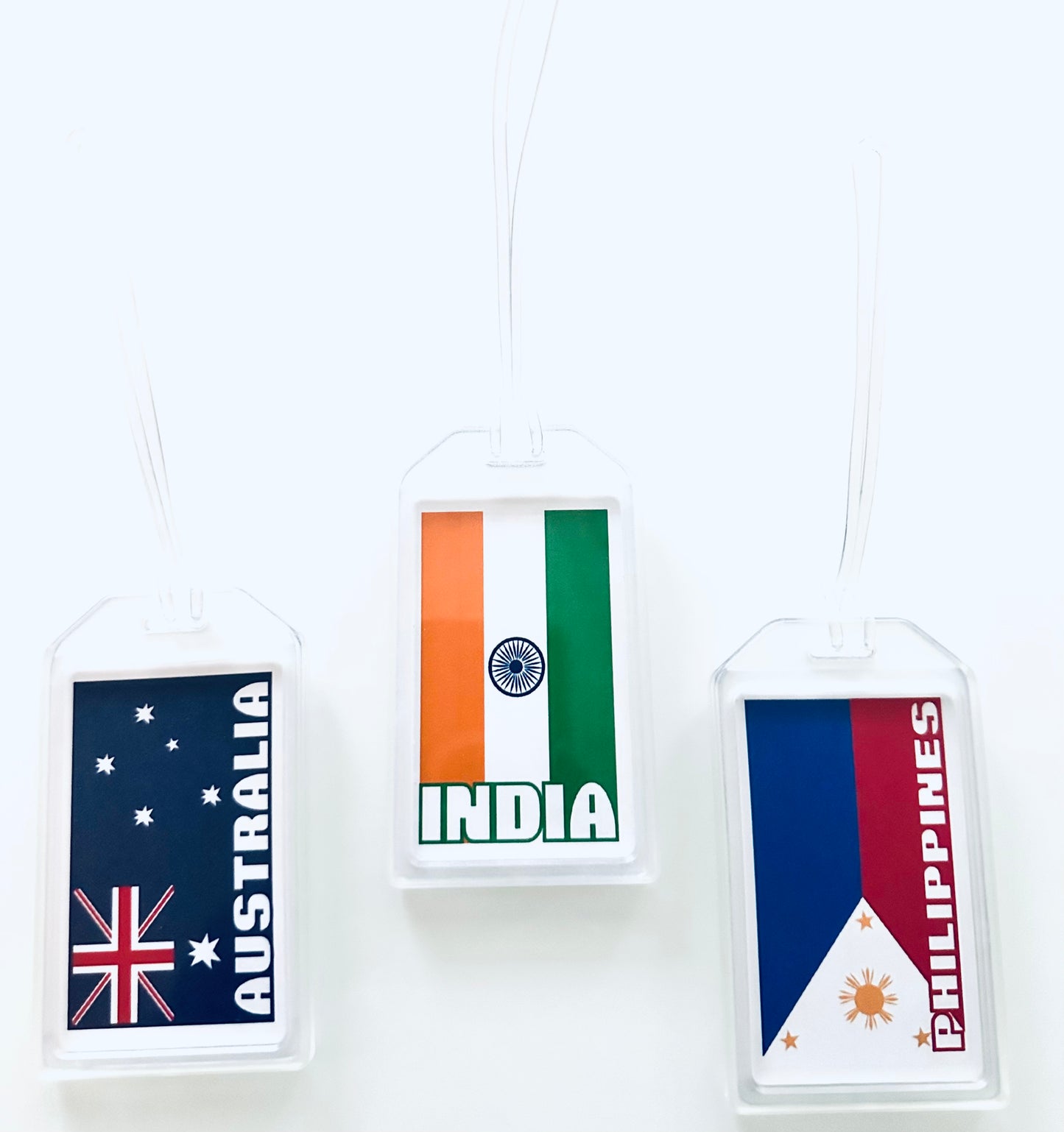 ASIA/OCEANIC Countries Luggage & Travel Bag Tags