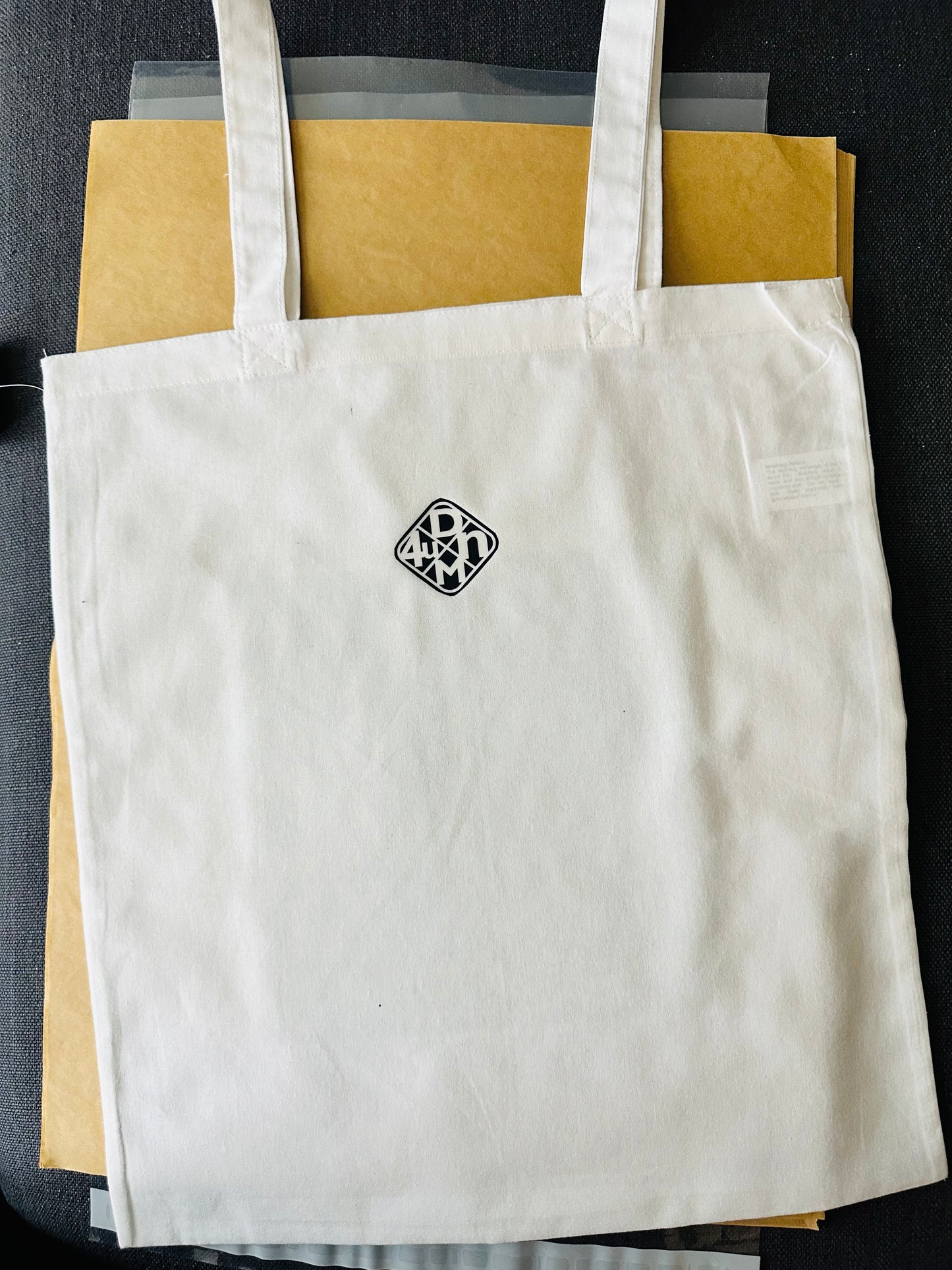 White PALM SPRING Icons Unisex Cotton Reusable Tote Bag