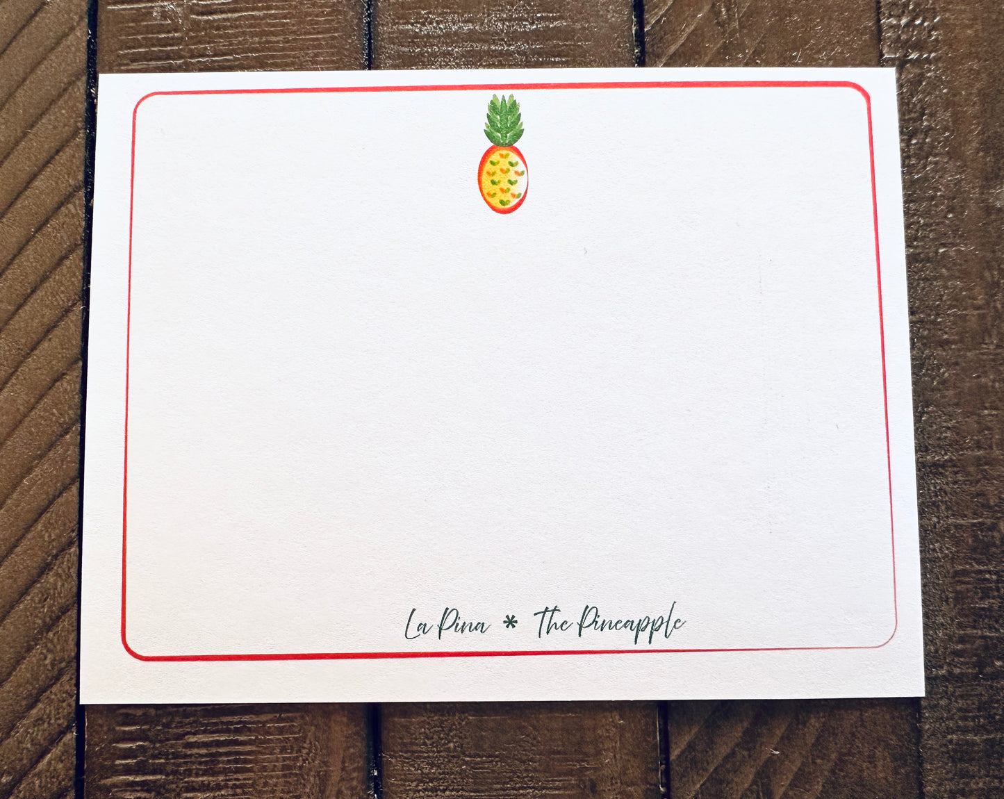 Latin Kitchen Spanish Language NoteCards Stationery Set of 10