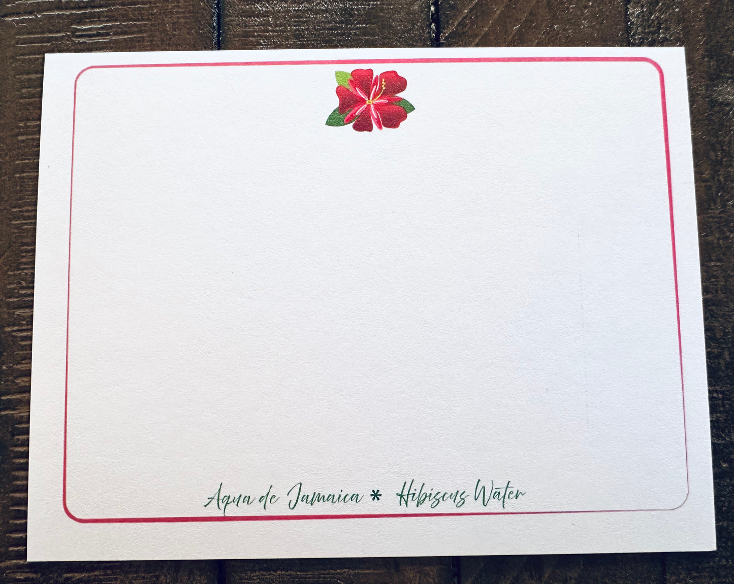 Latin Kitchen Spanish Language NoteCards Stationery Set of 10