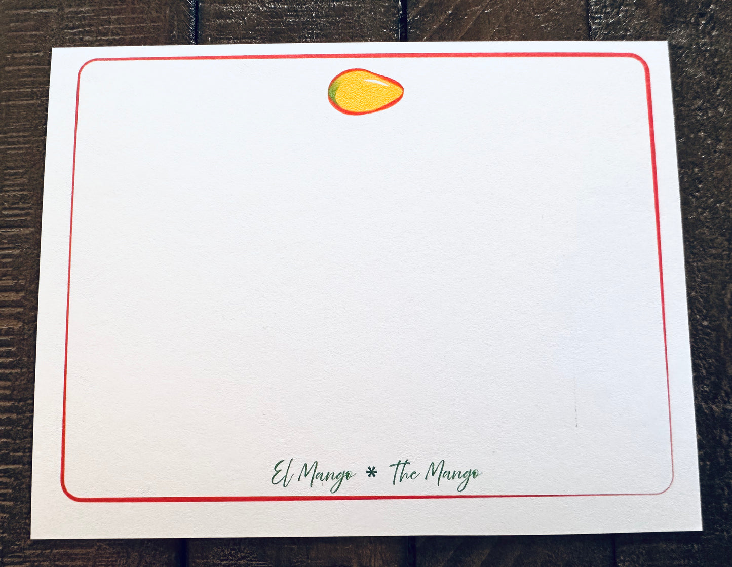 Latin Kitchen Spanish Language NoteCards Stationery Set of 10