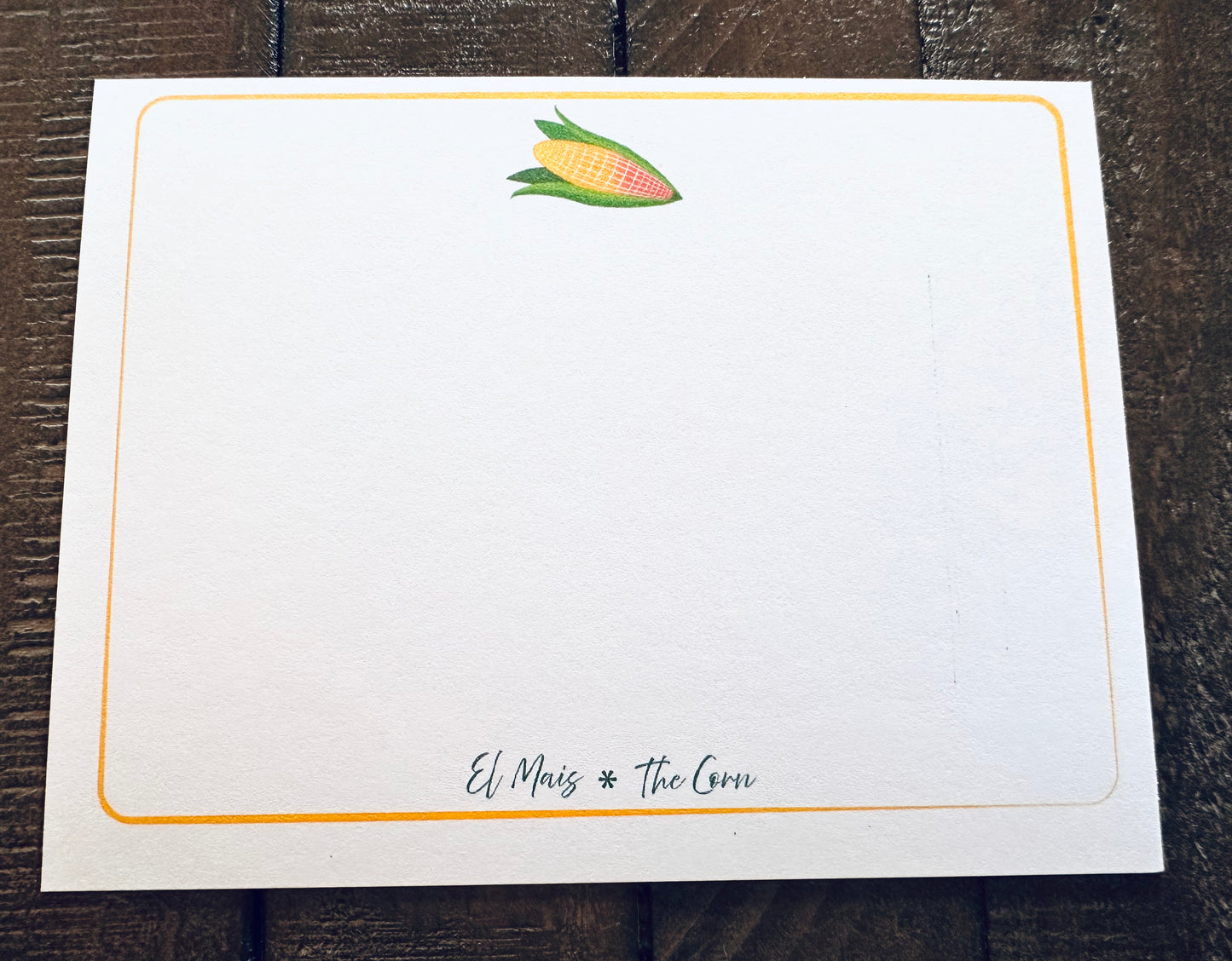 Latin Kitchen Spanish Language NoteCards Stationery Set of 10