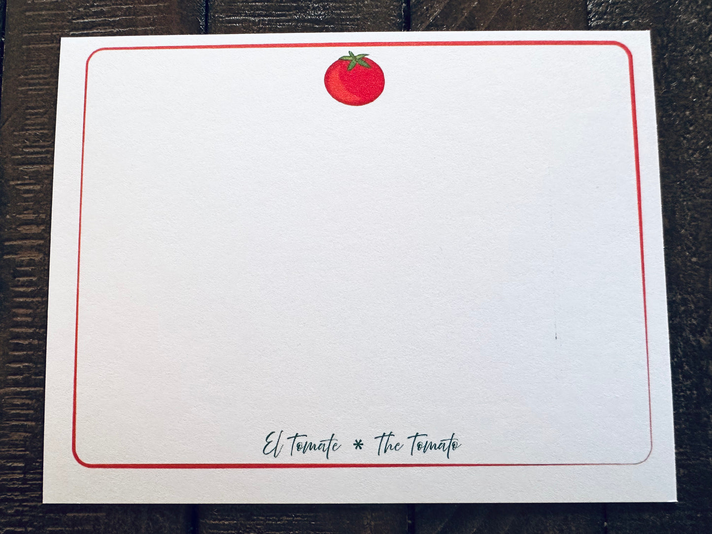 Latin Kitchen Spanish Language NoteCards Stationery Set of 10