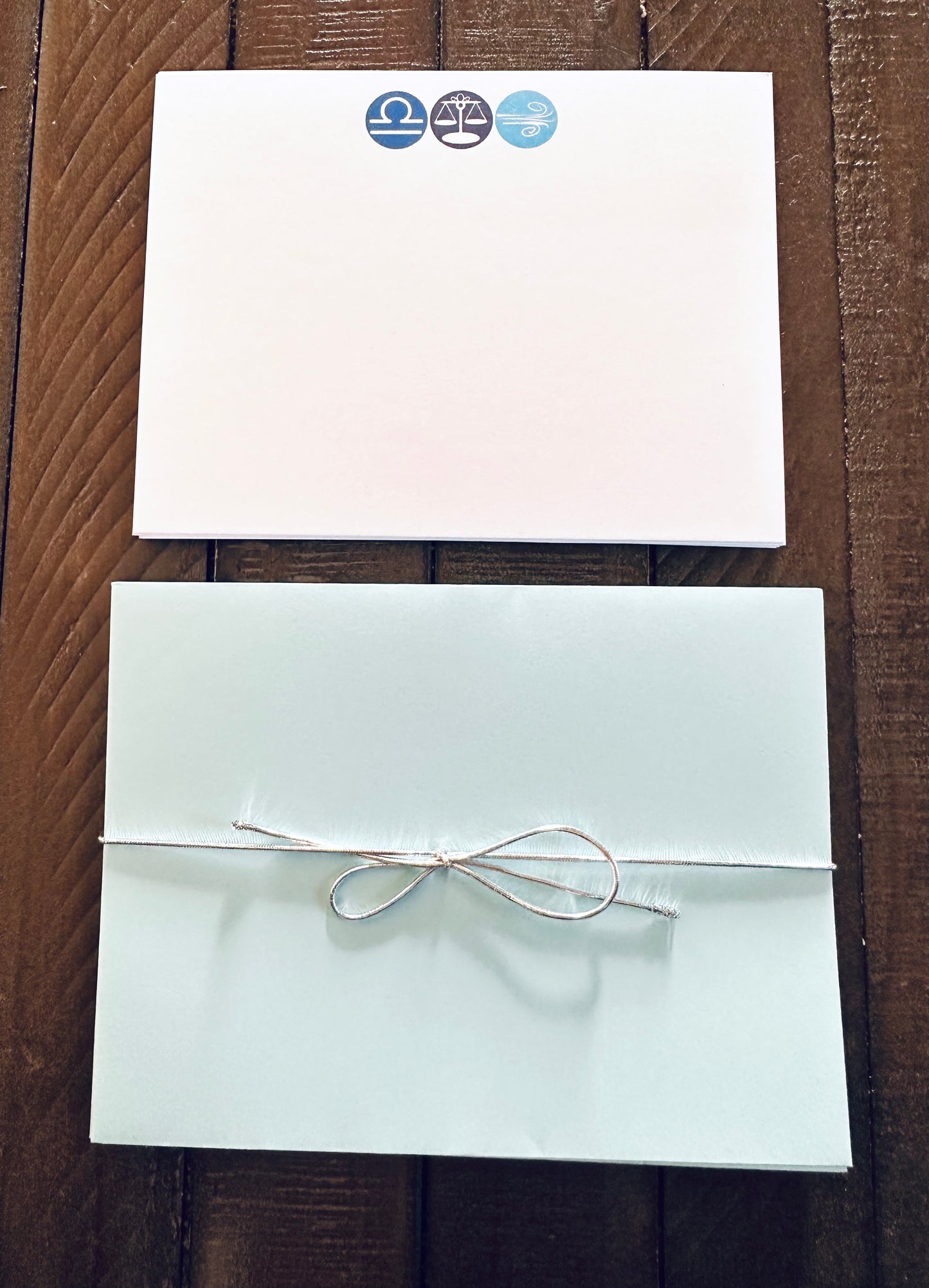 LIBRA Element & Symbols Note Cards A2 Stationery set of 10