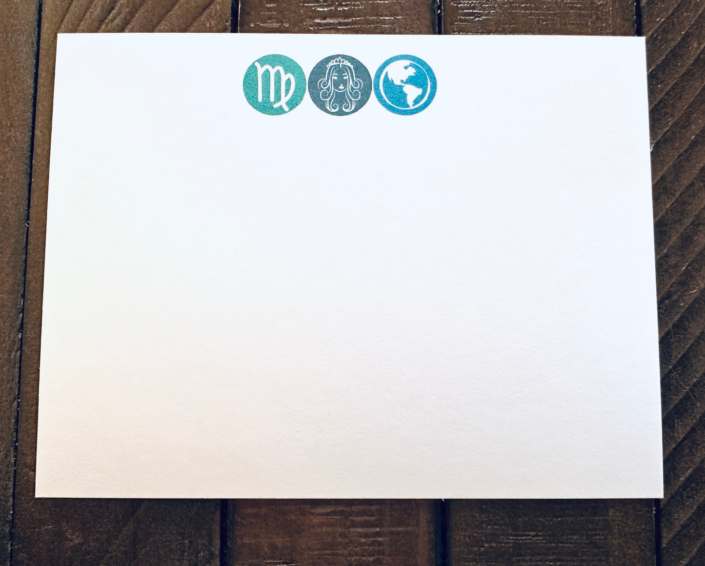 VIRGO Element & Symbols Note Cards A2 Stationery set of 10