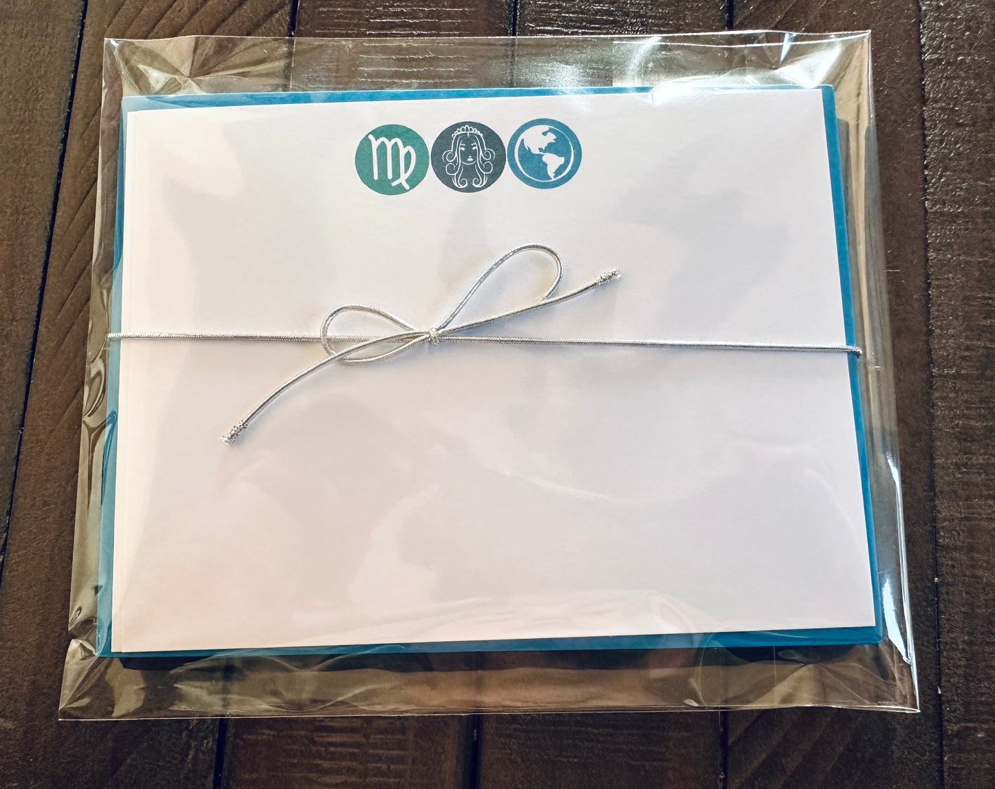 VIRGO Element & Symbols Note Cards A2 Stationery set of 10