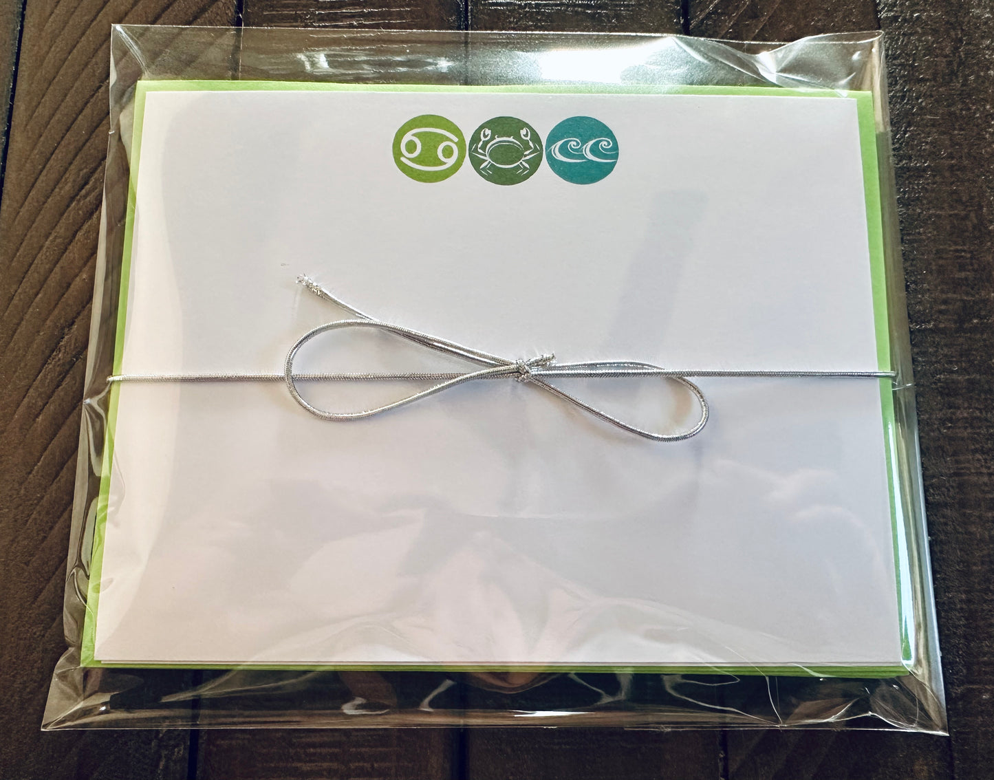 CANCER Element & Symbols Note Cards A2 Stationery set of 10