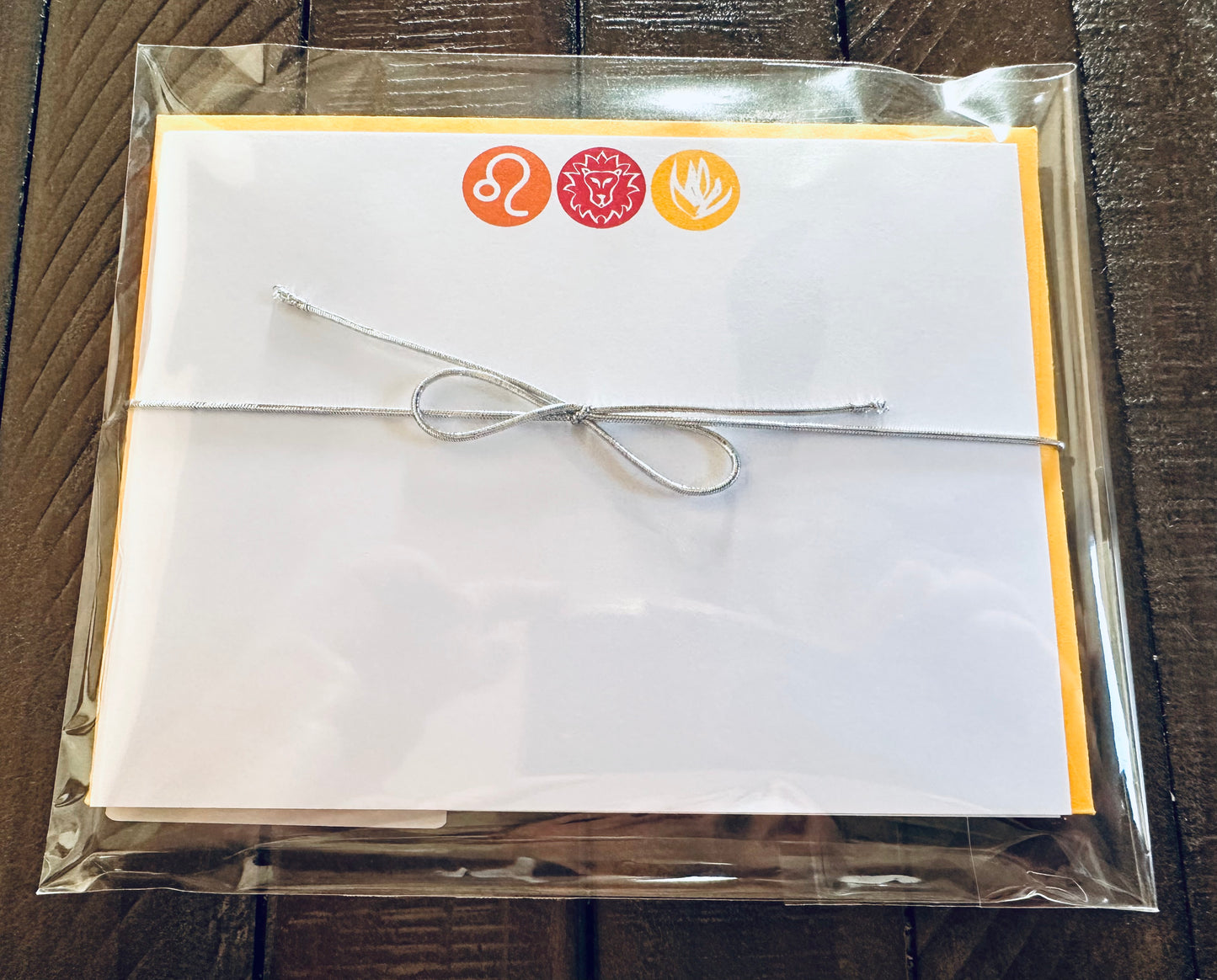 LEO Element & Symbols Note Cards A2 Stationery set of 10