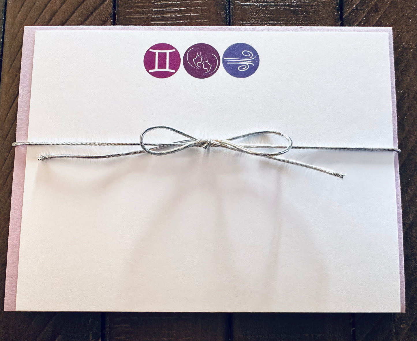 GEMINI Element & Symbols Note Cards A2 Stationery set of 10