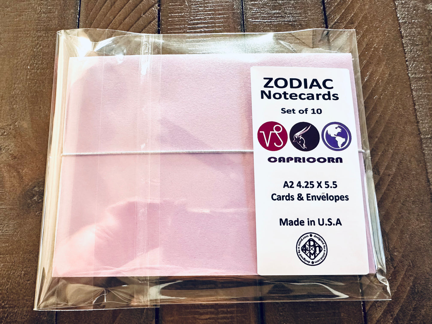 CAPRICORN Element & Symbols Note Cards A2 Stationery set of 10