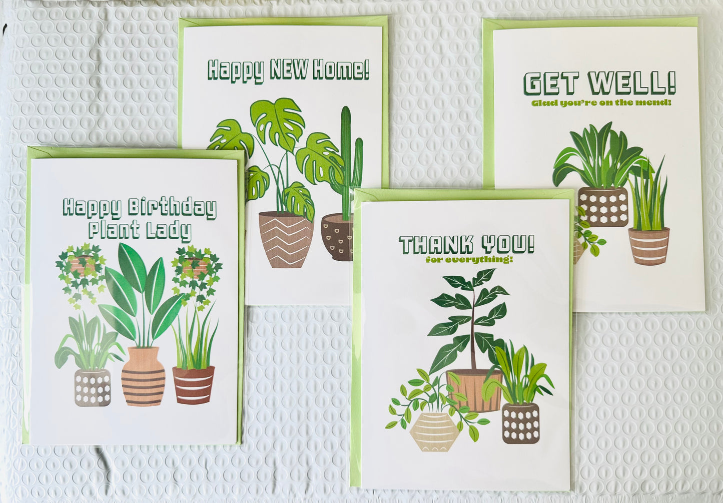 Happy Birthday Plant Lady! 5x7 Plant Greeting card for those plant people in our lives