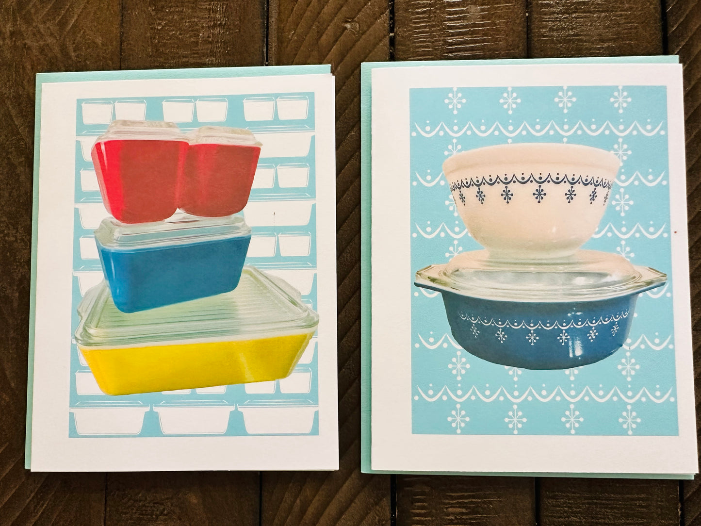 PYREX LOVE Note Cards A2 size Modern & Colorful Stationery Cards Boxed set of 10