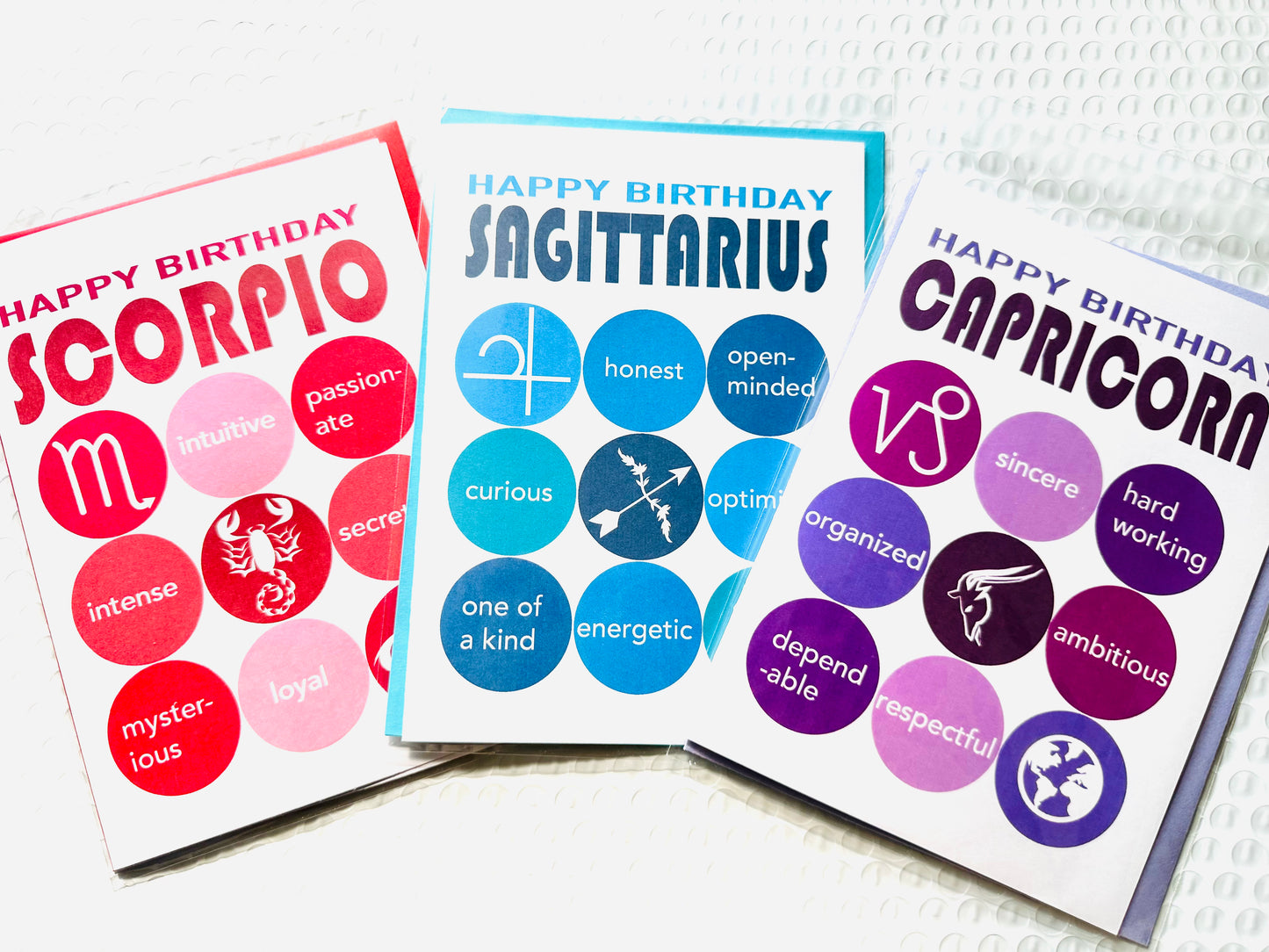 CAPRICORN HAPPY BIRTHDAY Astrology Greeting Card