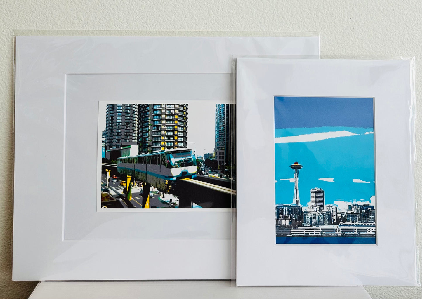 Iconic SEATTLE WATER VIEW Framed Printed Artwork Home Decor