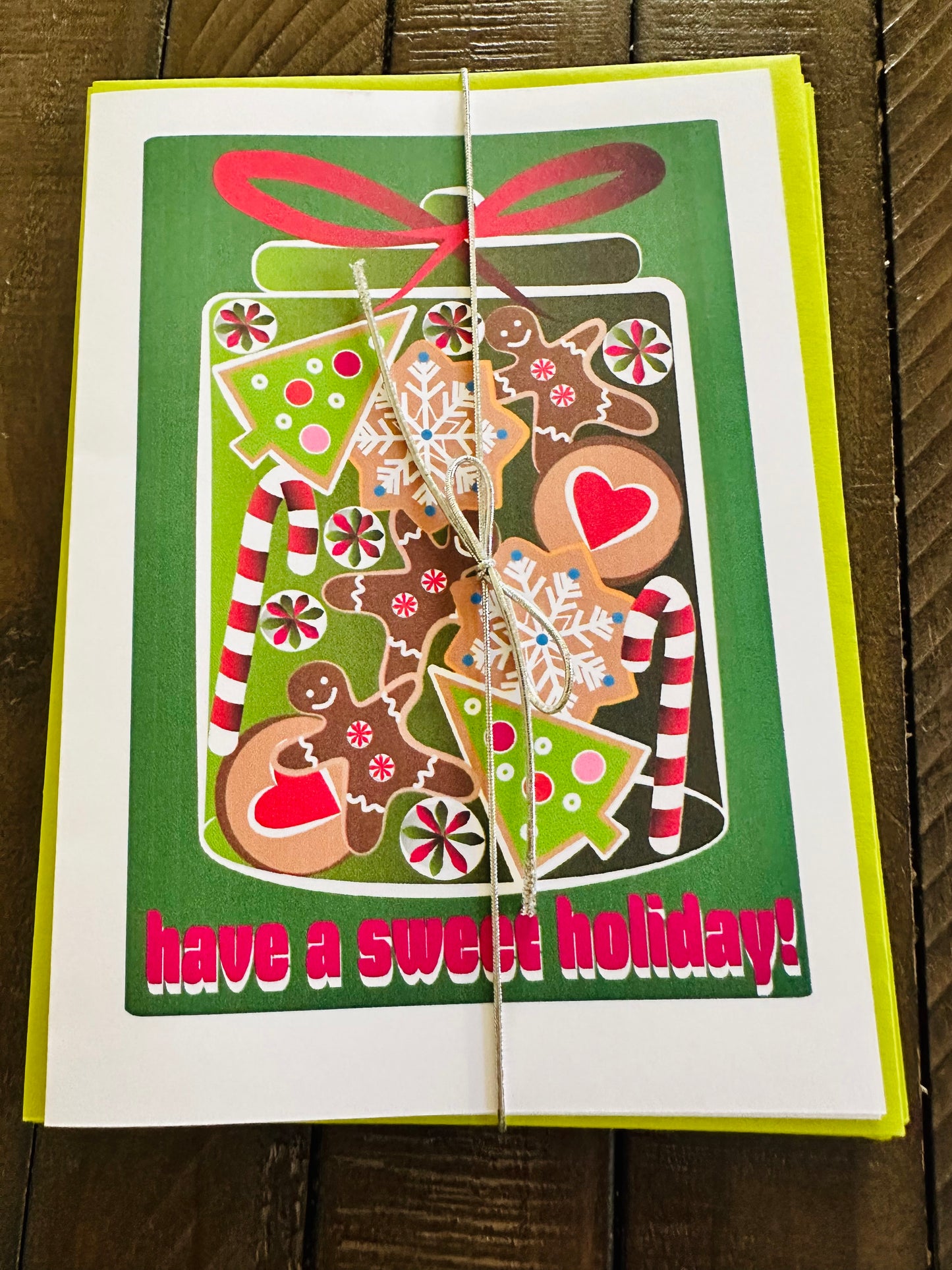 Have a Sweet Holiday! Cookie Jar Boxed Christmas card set of 10