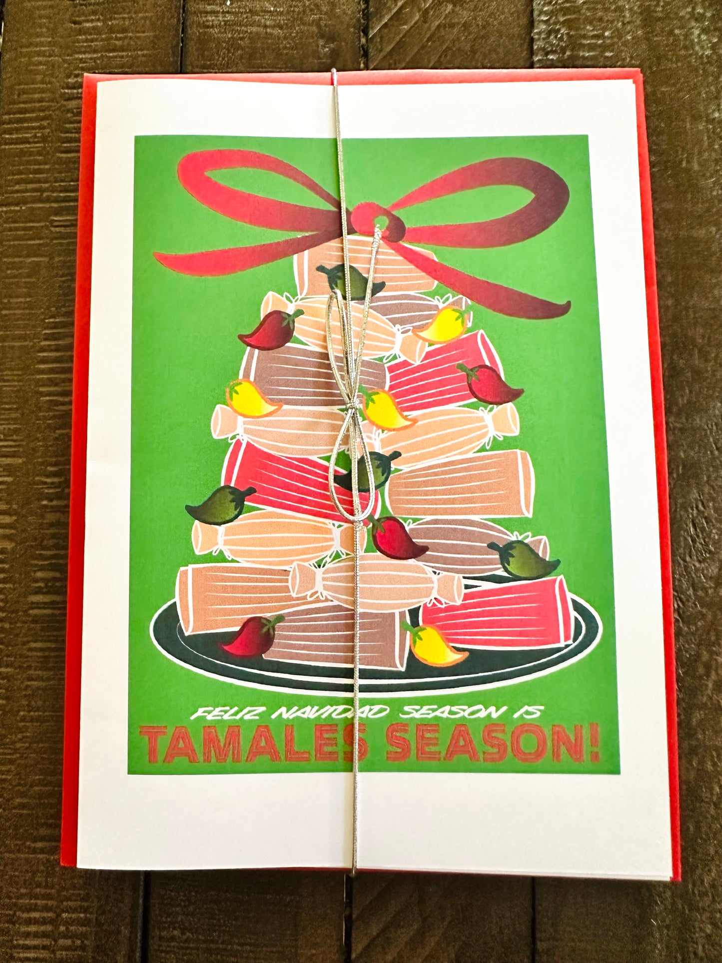 Feliz Navidad Season Is Tamales Season! Holiday Boxed Christmas cards set of 10