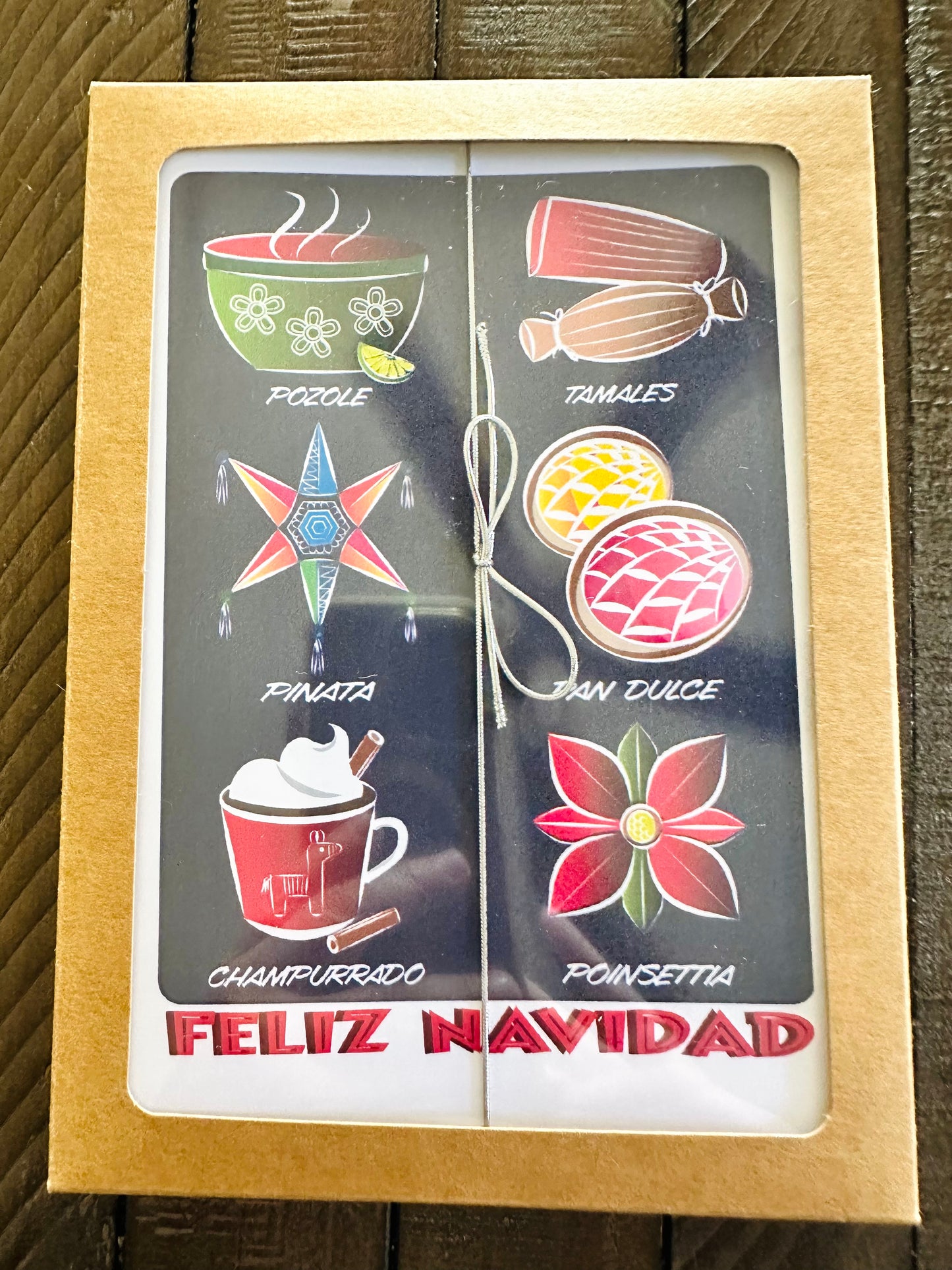 Feliz Navidad Season Classic's! Holiday Boxed Christmas cards set of 10