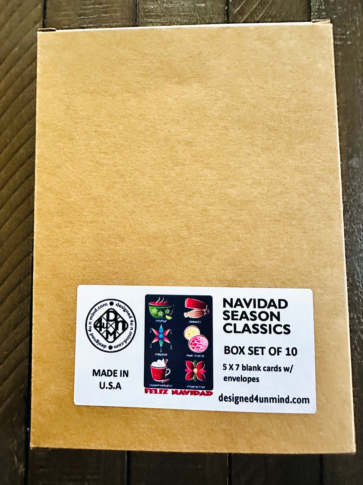 Feliz Navidad Season Classic's! Holiday Boxed Christmas cards set of 10