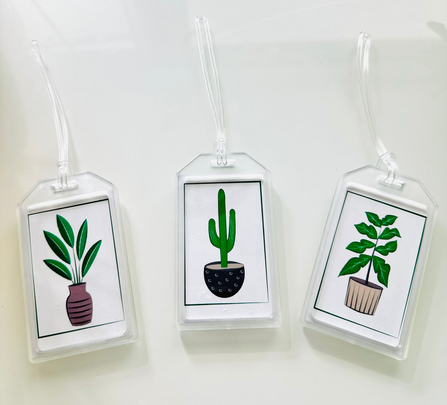 PLANT LOVERS & PLANT PEOPLE Durable Luggage & Travel Bag Tags