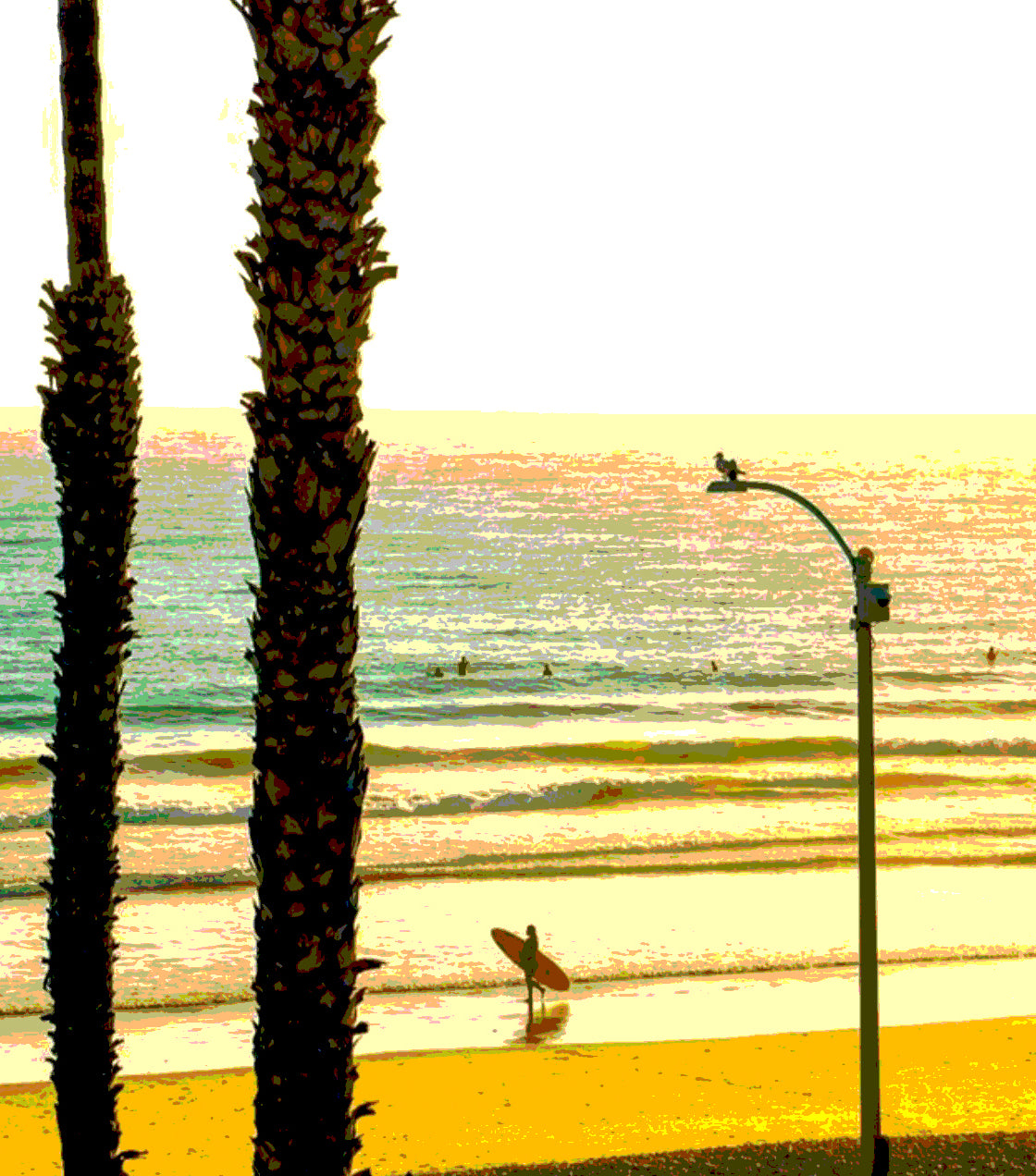 San Diego La Jolla Shores Printed Artwork Home Decor Framed or Matted