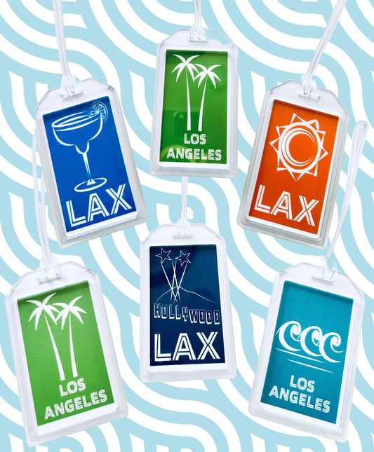 LOS ANGELES/LAX Airport Code California Cities Luggage & Travel Bag Tags