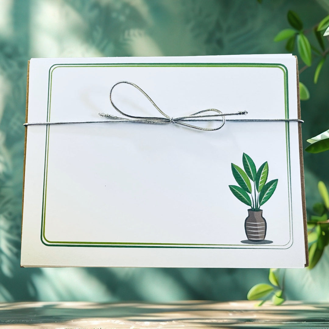 PLANT LIFE Gardener Note Cards Colorful Stationery set of 10
