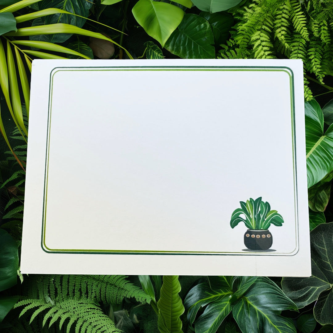 PLANT LIFE Gardener Note Cards Colorful Stationery set of 10