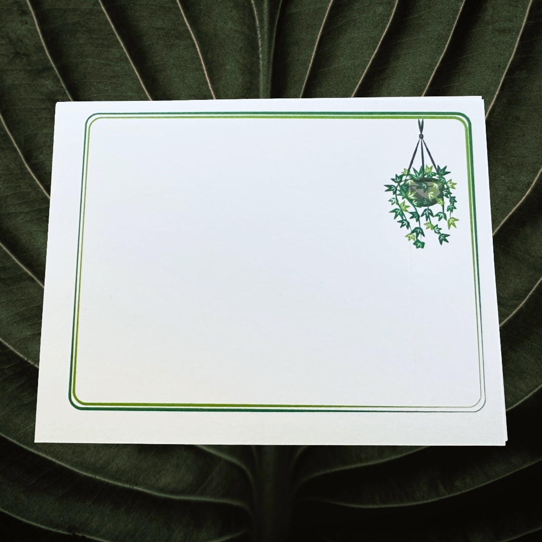 PLANT LIFE Gardener Note Cards Colorful Stationery set of 10