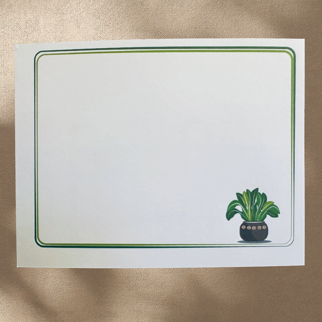 PLANT LIFE Gardener Note Cards Colorful Stationery set of 10