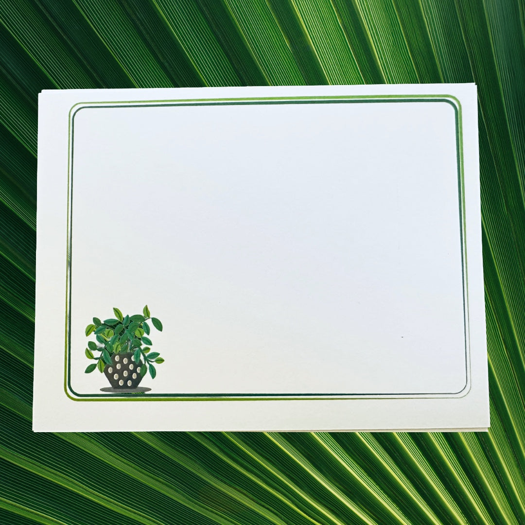 PLANT LIFE Gardener Note Cards Colorful Stationery set of 10