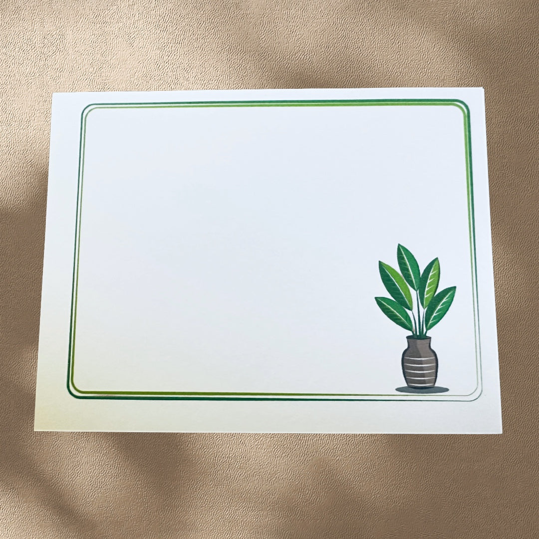 PLANT LIFE Gardener Note Cards Colorful Stationery set of 10