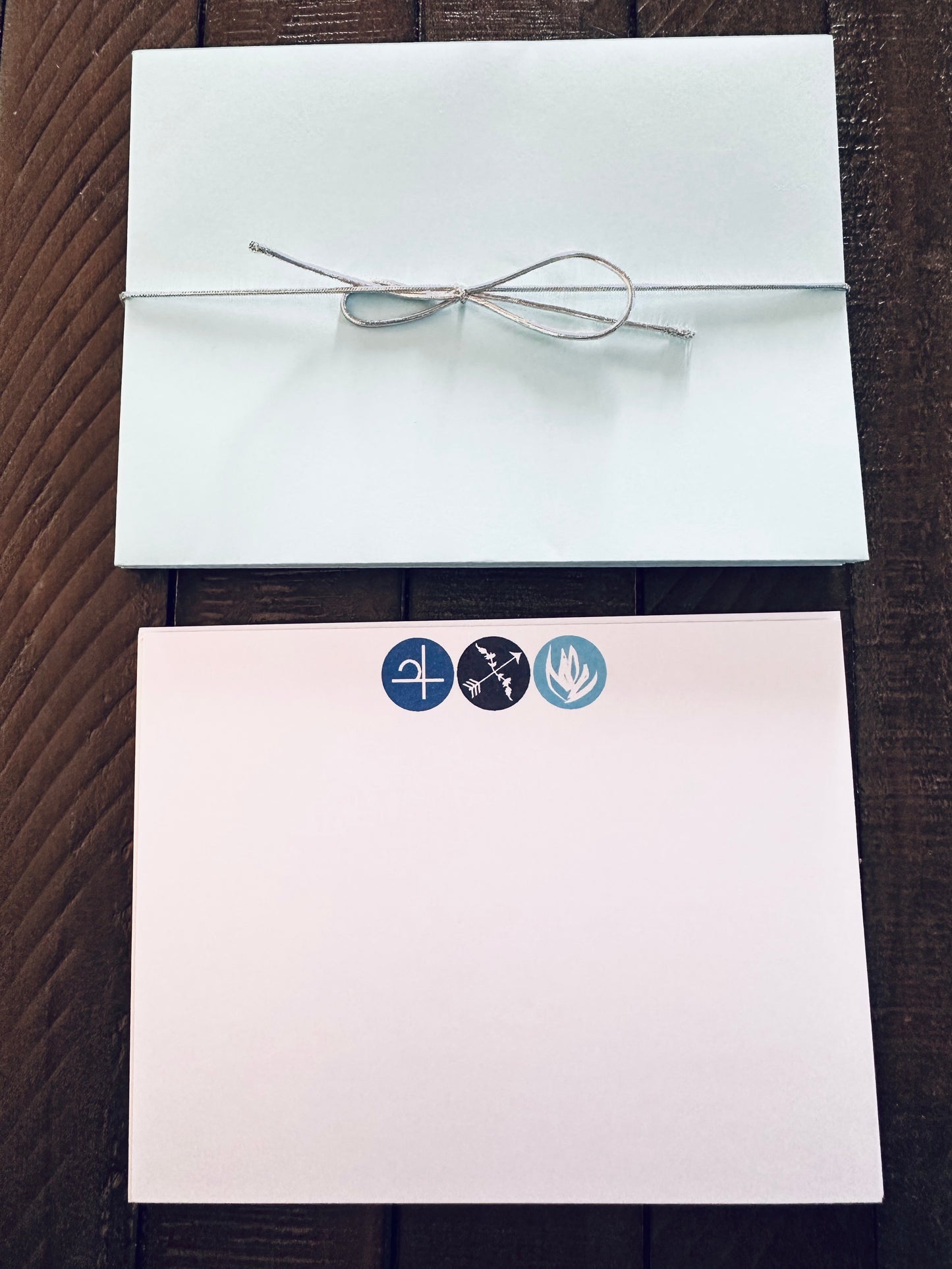 SAGITTARIUS Element & Symbols Note Cards A2 Stationery set of 10