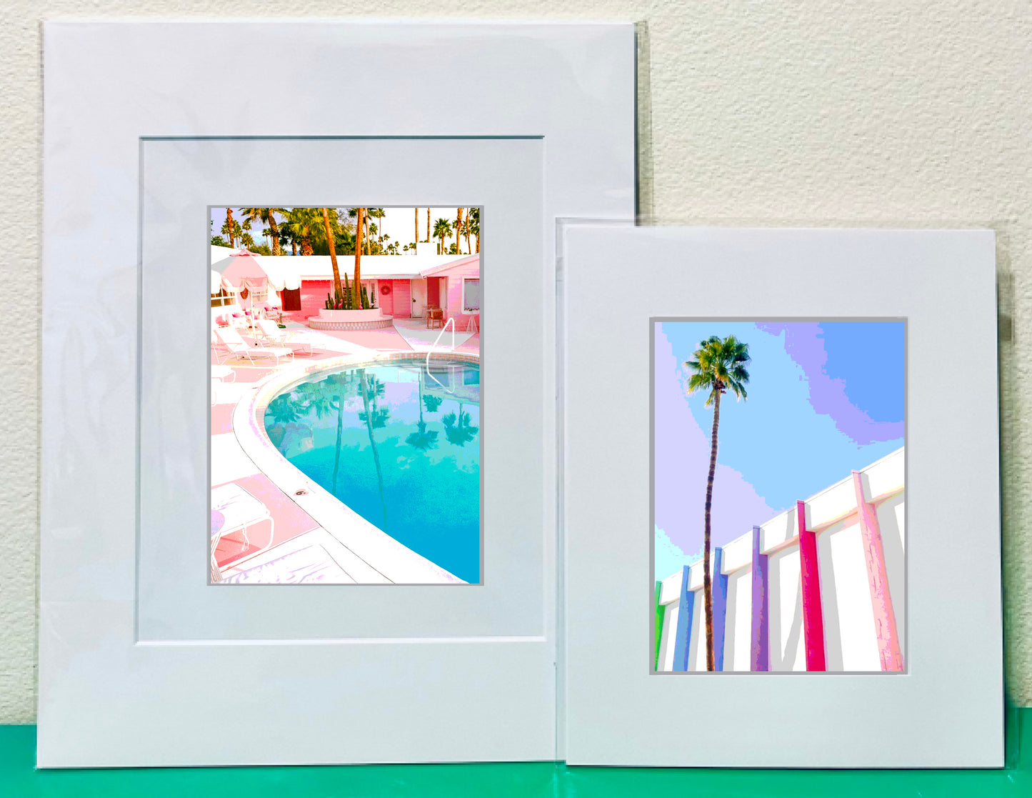 Palm Spring TRIXIE POOL Printed Artwork Home Decor Framed or Matted