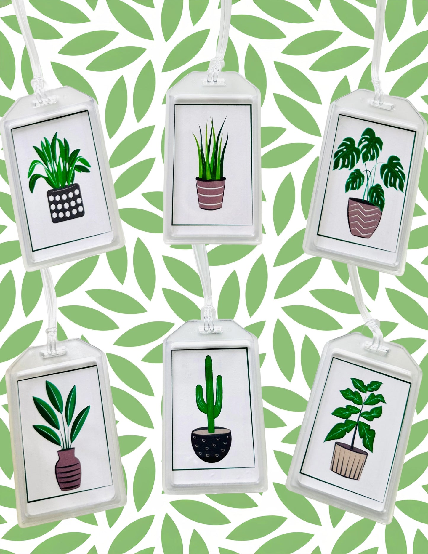 PLANT LOVERS & PLANT PEOPLE Durable Luggage & Travel Bag Tags