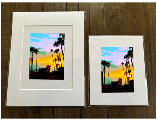 San Diego Scripps Pier La Jolla California Printed Artwork Home Decor