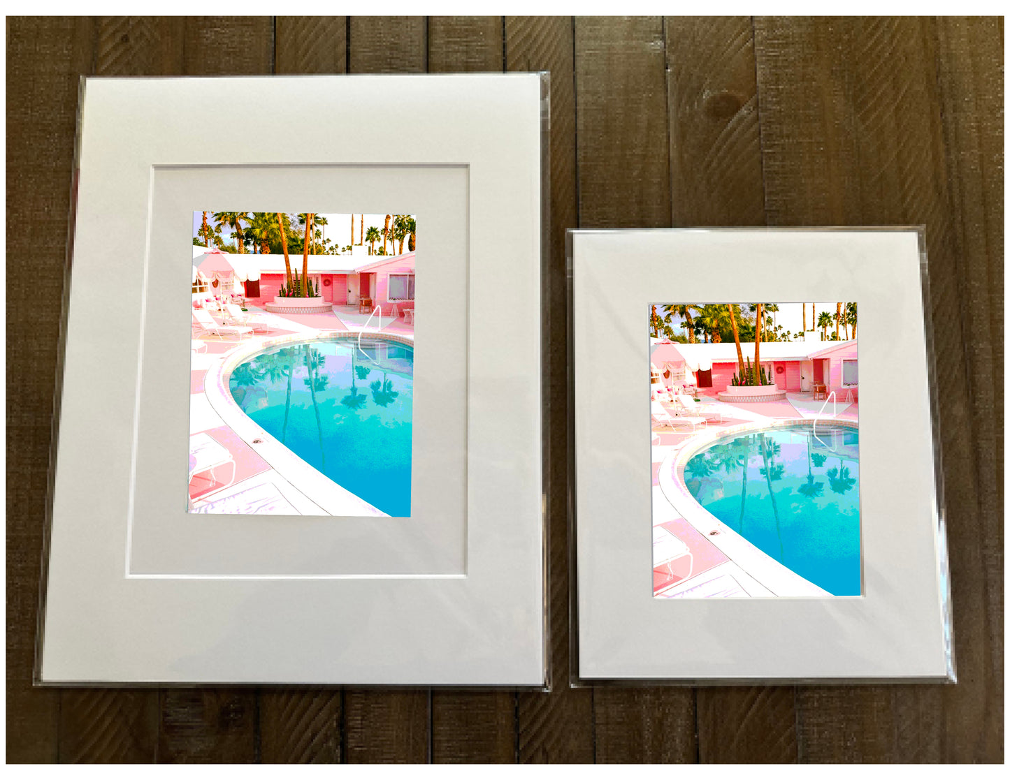 Palm Spring TRIXIE POOL Printed Artwork Home Decor Framed or Matted