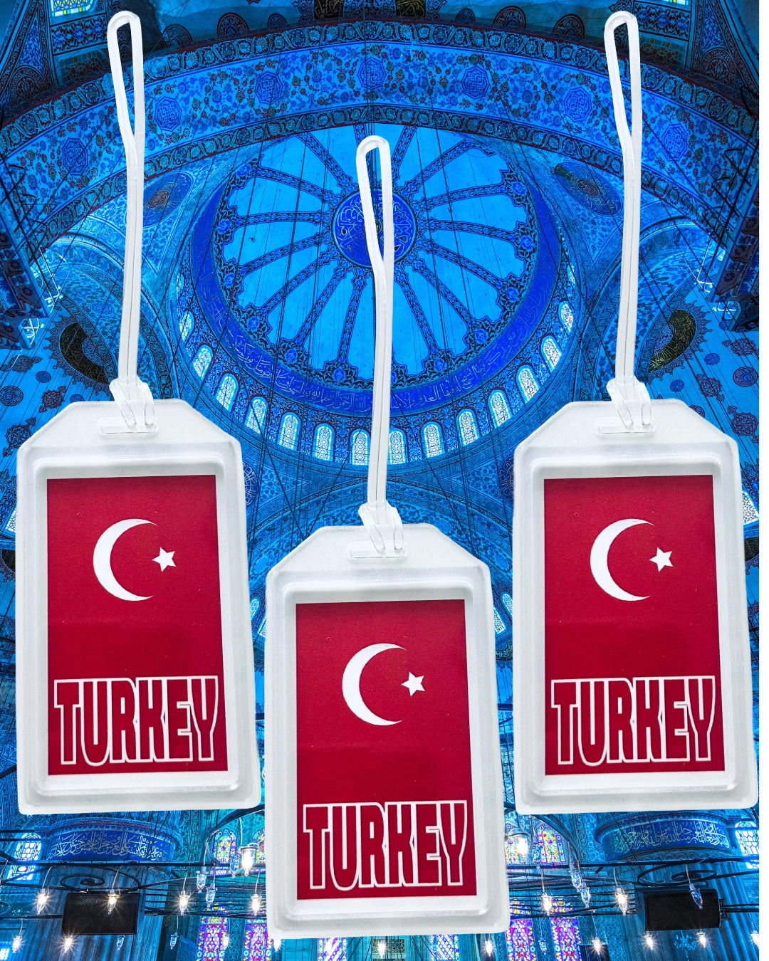 EUROPEAN Countries heavy duty acrylic Luggage & Travel Bag Tags