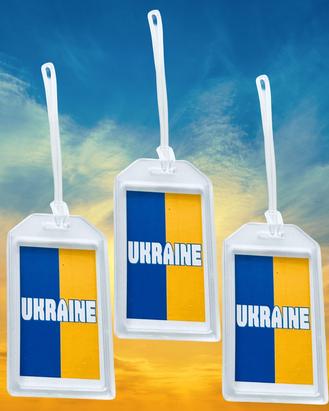 EUROPEAN Countries heavy duty acrylic Luggage & Travel Bag Tags