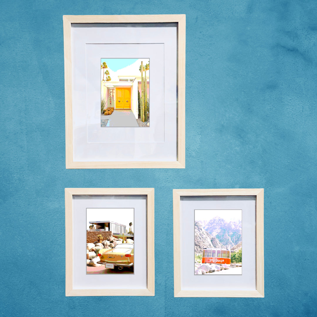 Palm Spring YELLOW DOOR Printed Artwork Home Decor Framed or Matted